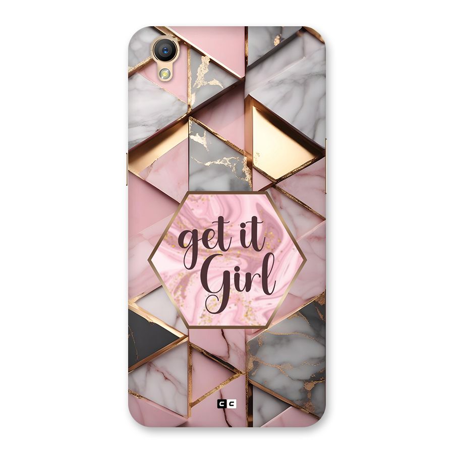 Diamond Girl Back Case for Oppo A37