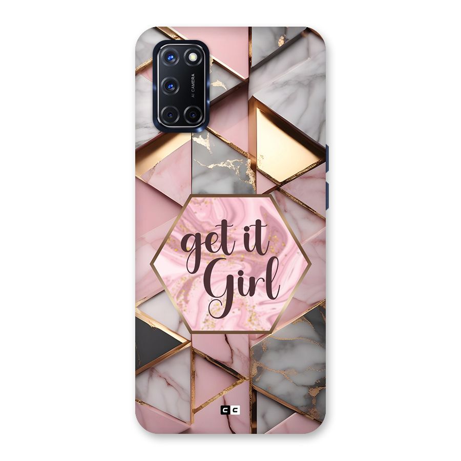 Diamond Girl Back Case for Oppo A52