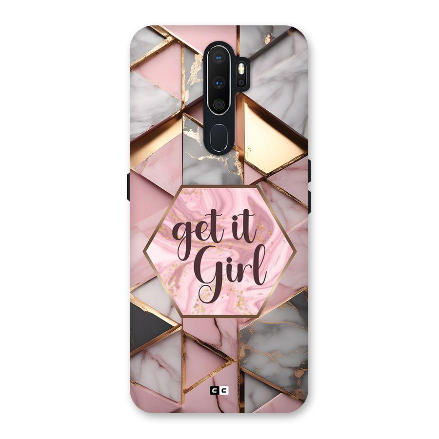 Diamond Girl Back Case for Oppo A5 (2020)