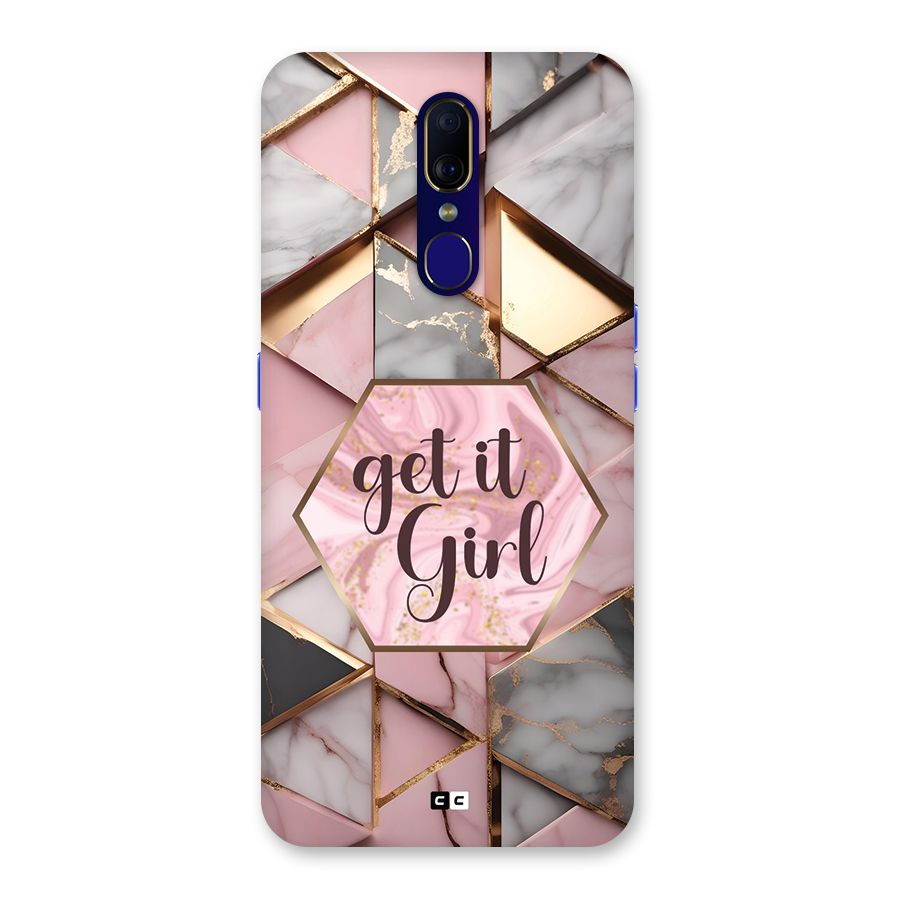 Diamond Girl Back Case for Oppo F11