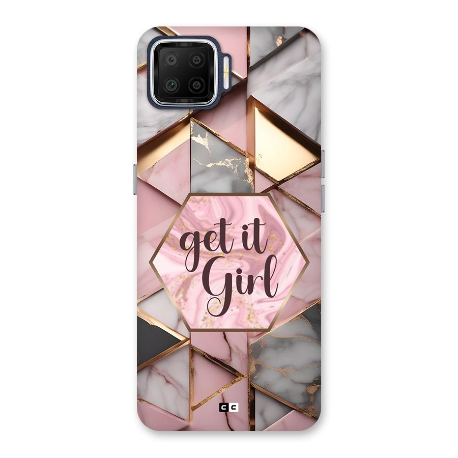 Diamond Girl Back Case for Oppo F17