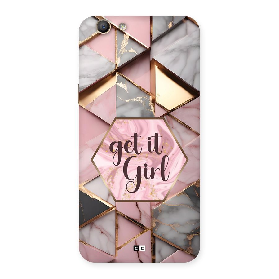 Diamond Girl Back Case for Oppo F1s