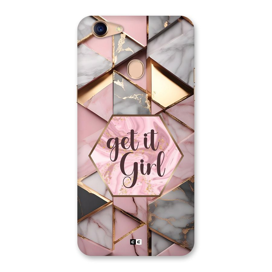 Diamond Girl Back Case for Oppo F5