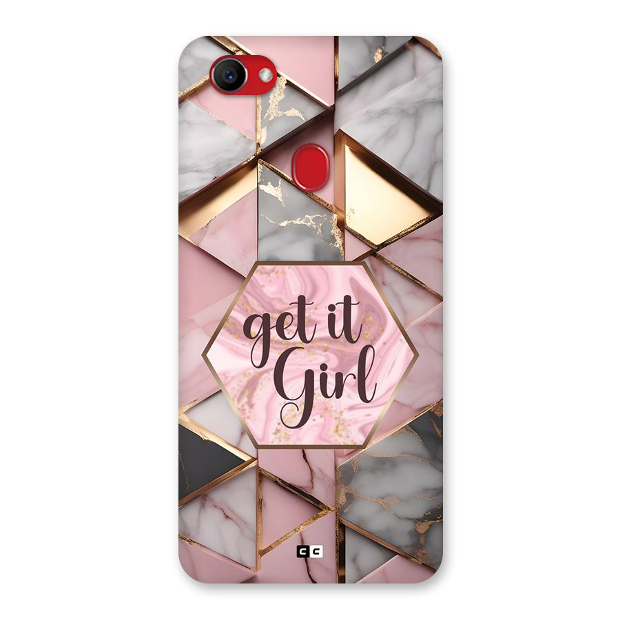 Diamond Girl Back Case for Oppo F7