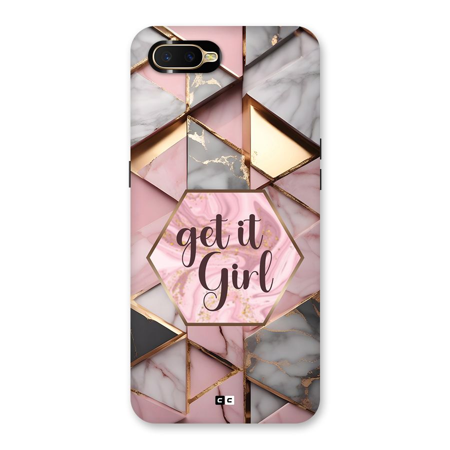 Diamond Girl Back Case for Oppo K1