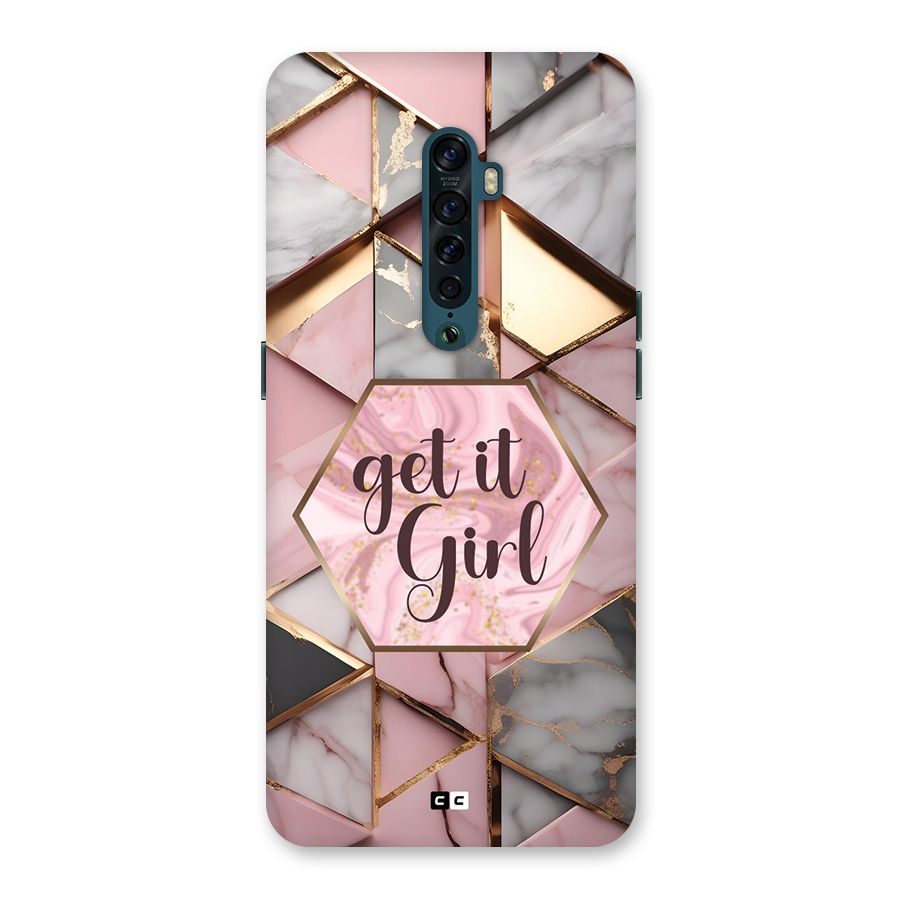 Diamond Girl Back Case for Oppo Reno2