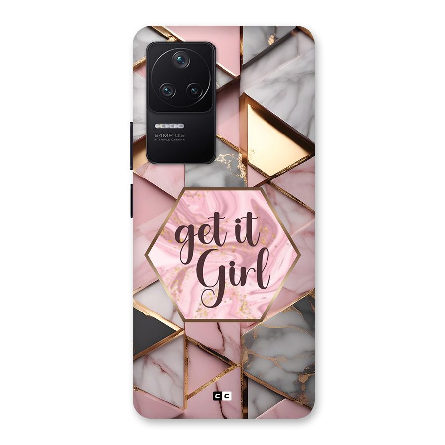 Diamond Girl Back Case for Poco F4 5G