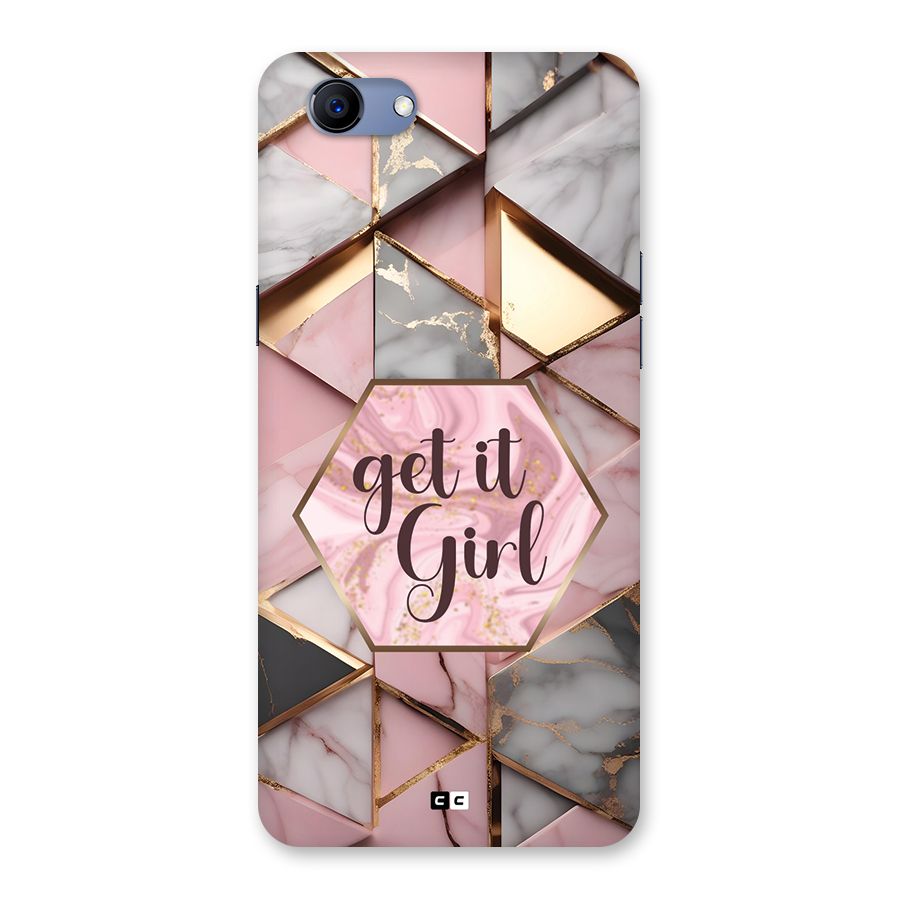 Diamond Girl Back Case for Realme 1
