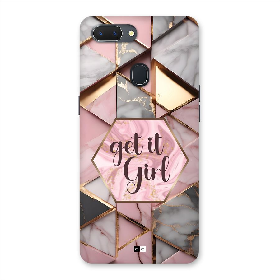 Diamond Girl Back Case for Realme 2