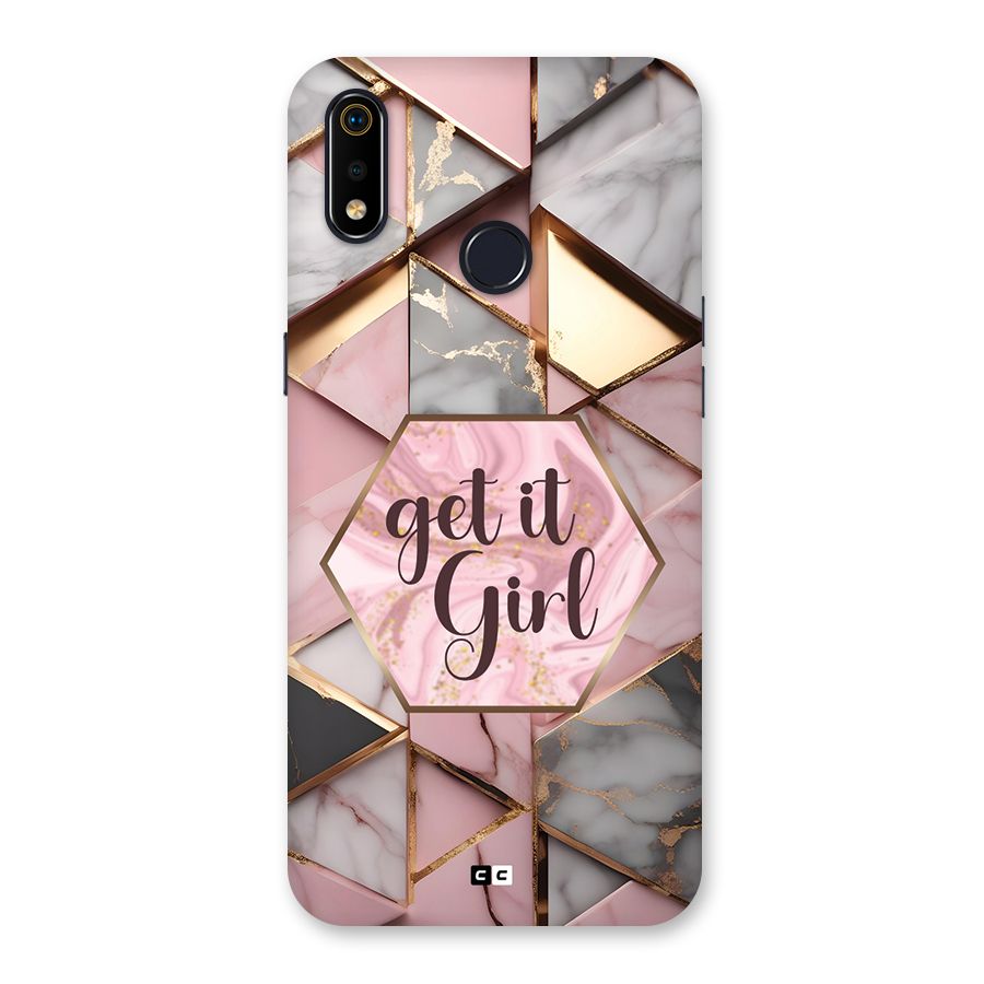 Diamond Girl Back Case for Realme 3i