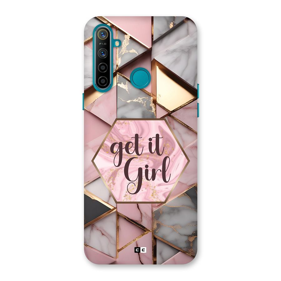 Diamond Girl Back Case for Realme 5i