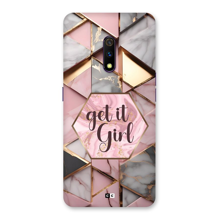 Diamond Girl Back Case for Realme X