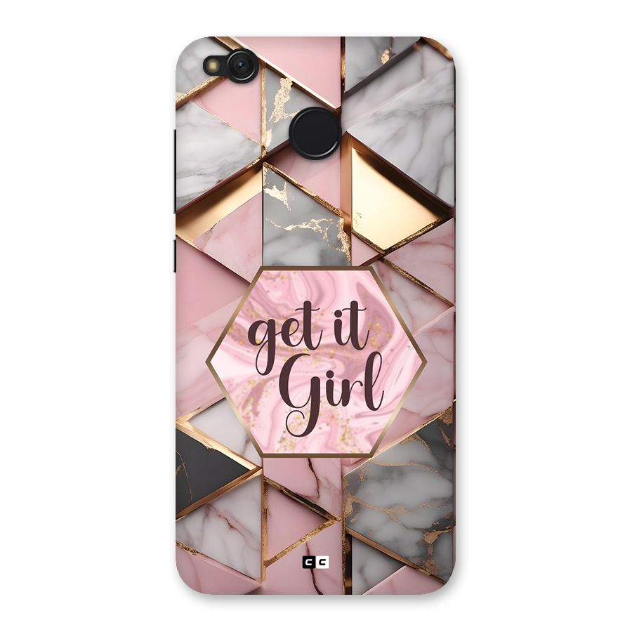 Diamond Girl Back Case for Redmi 4
