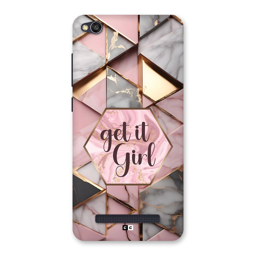 Diamond Girl Back Case for Redmi 4A