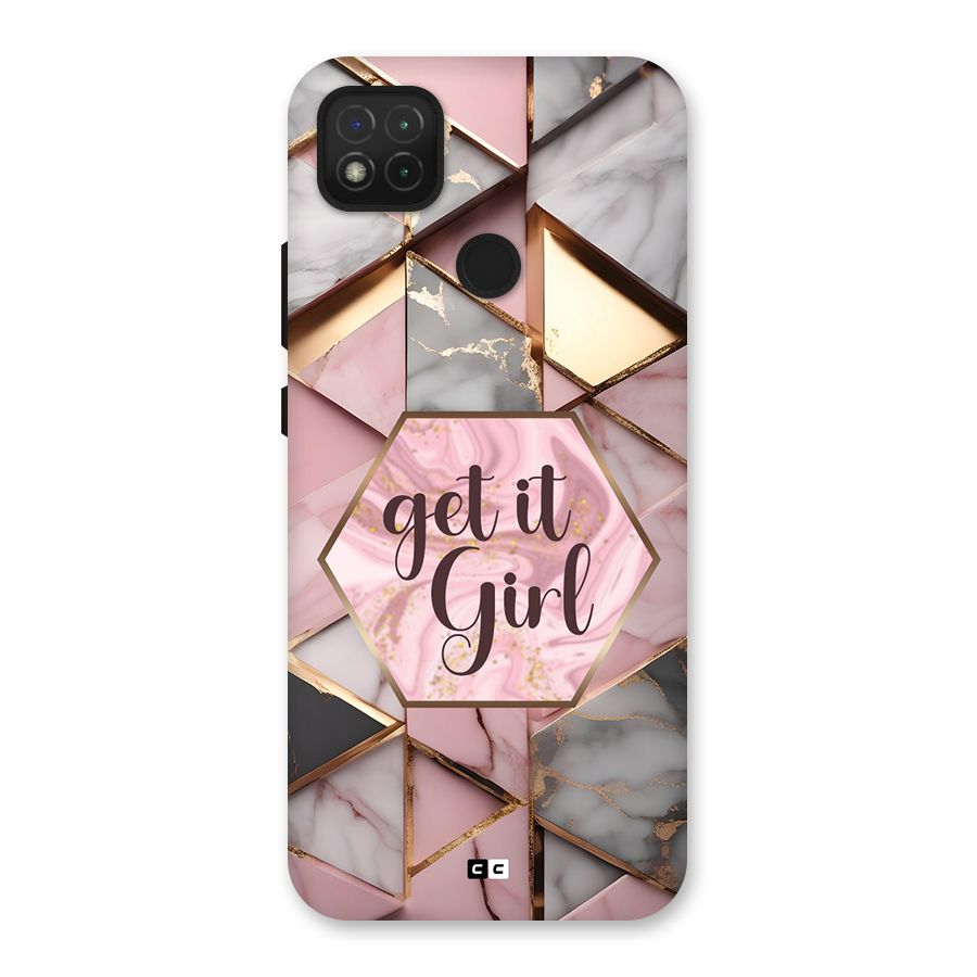 Diamond Girl Back Case for Redmi 9 Activ