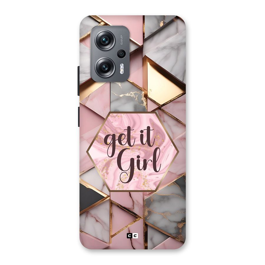 Diamond Girl Back Case for Redmi K50i