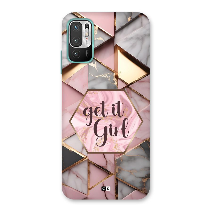Diamond Girl Back Case for Redmi Note 10T 5G
