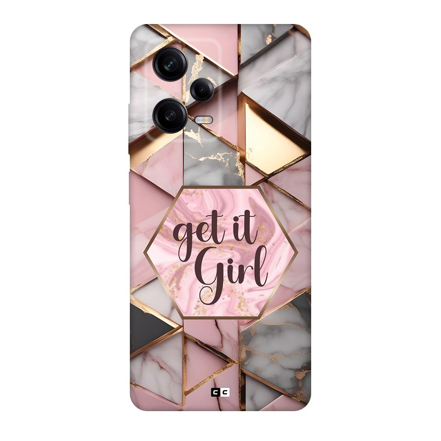 Diamond Girl Back Case for Redmi Note 12 Pro