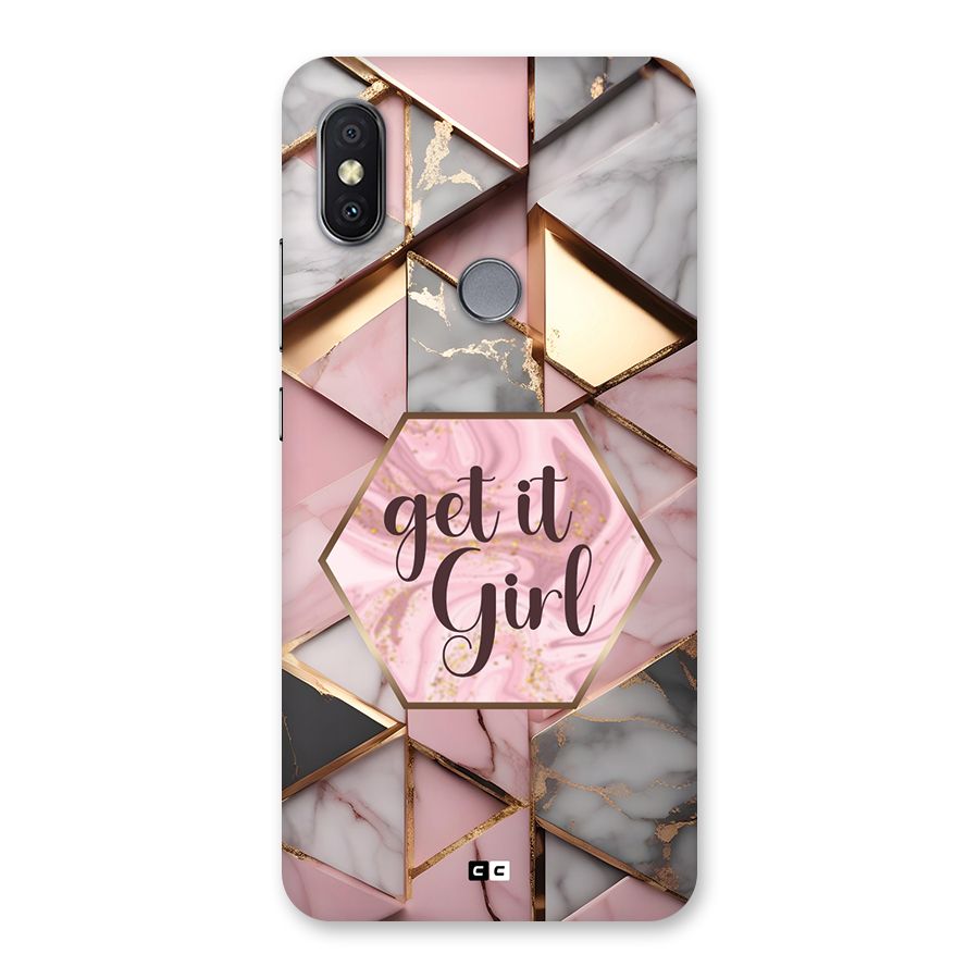 Diamond Girl Back Case for Redmi Y2