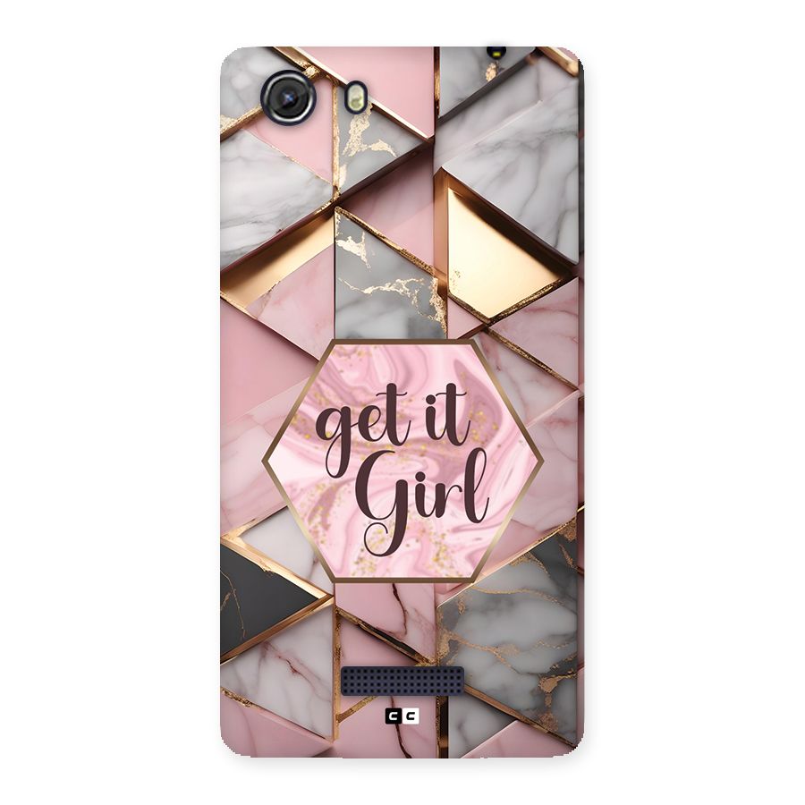 Diamond Girl Back Case for Unite 3