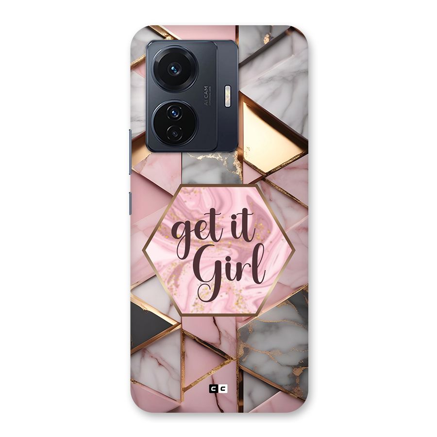 Diamond Girl Back Case for Vivo T1 Pro