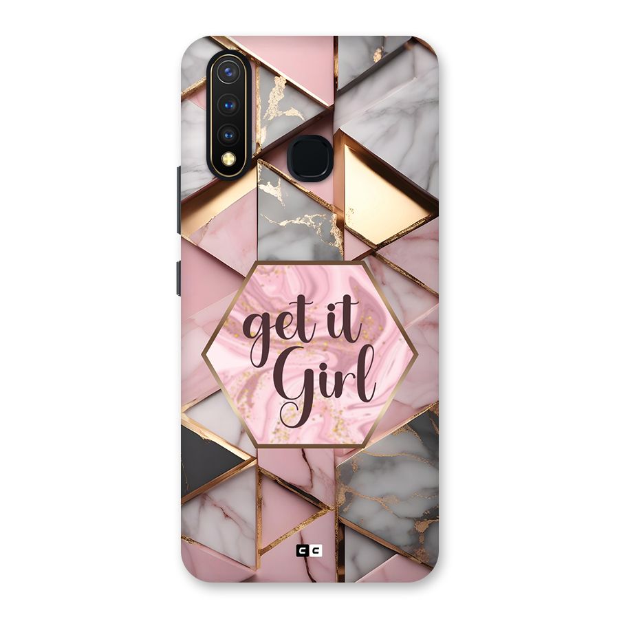 Diamond Girl Back Case for Vivo U20