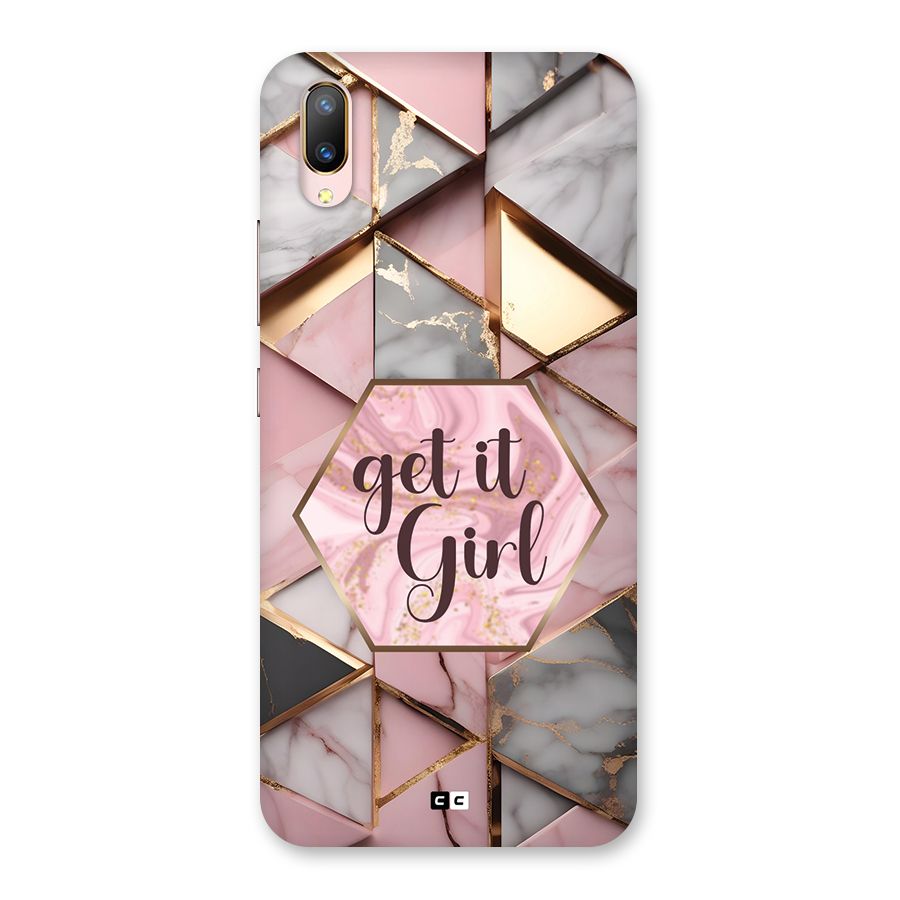Diamond Girl Back Case for Vivo V11 Pro
