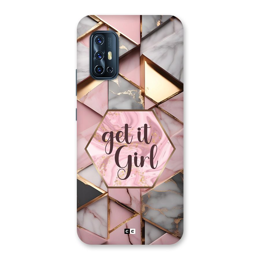 Diamond Girl Back Case for Vivo V17