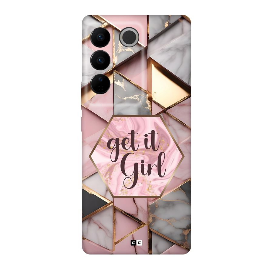 Diamond Girl Back Case for Vivo V27