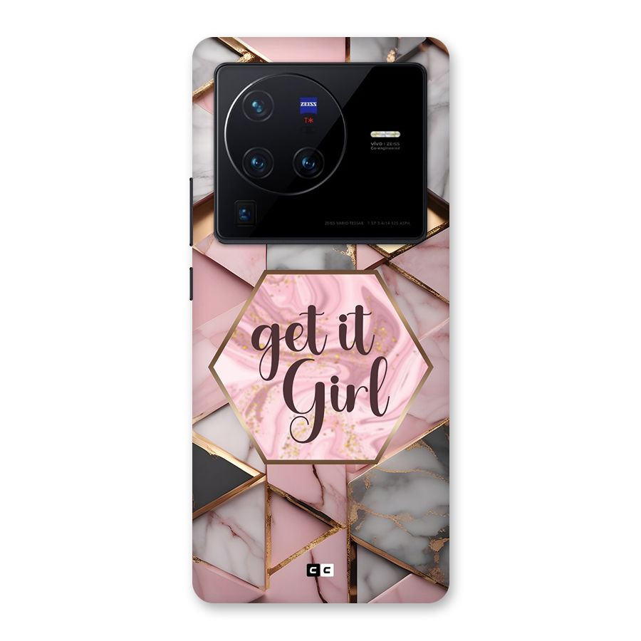 Diamond Girl Back Case for Vivo X80 Pro