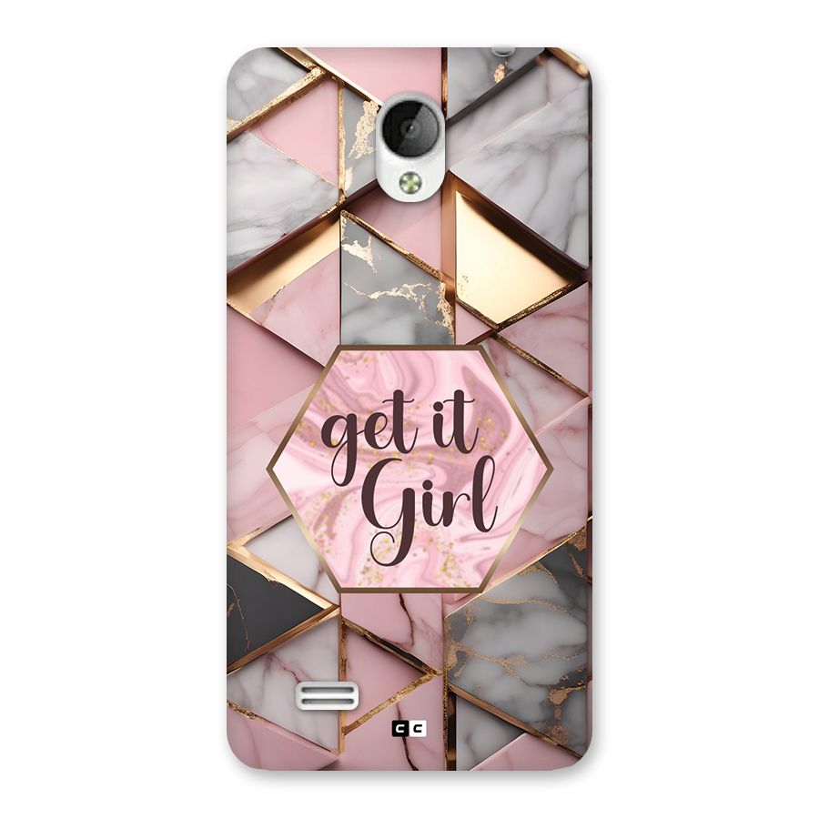 Diamond Girl Back Case for Vivo Y21