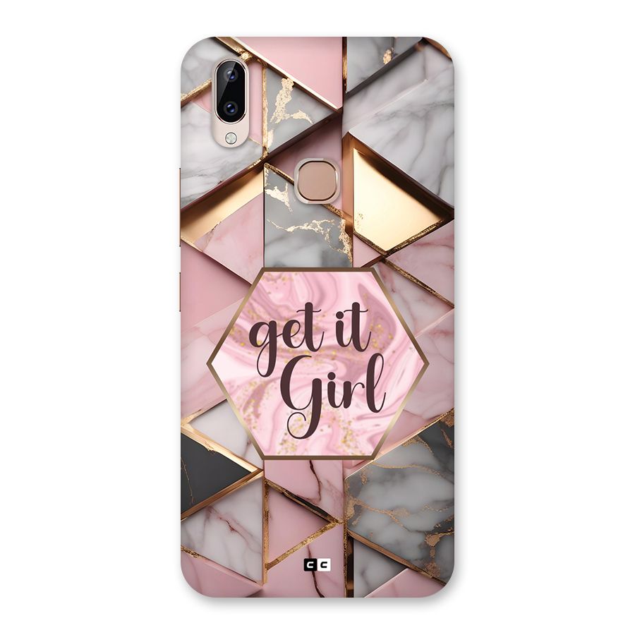 Diamond Girl Back Case for Vivo Y83 Pro