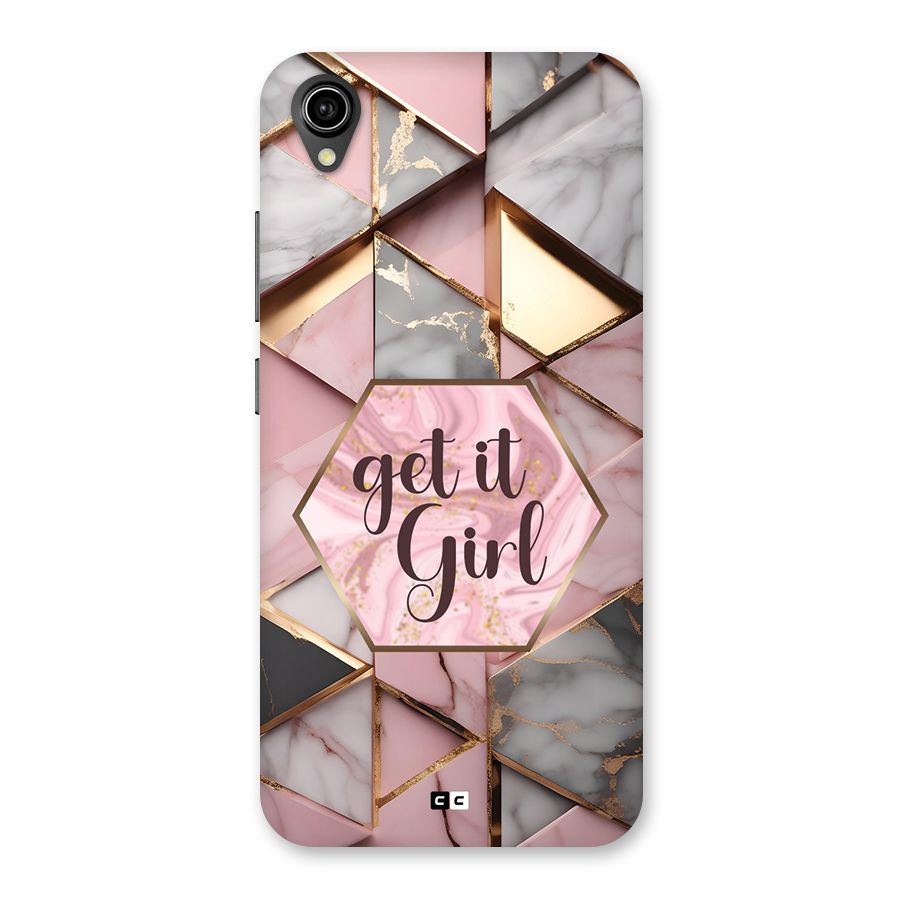 Diamond Girl Back Case for Vivo Y90