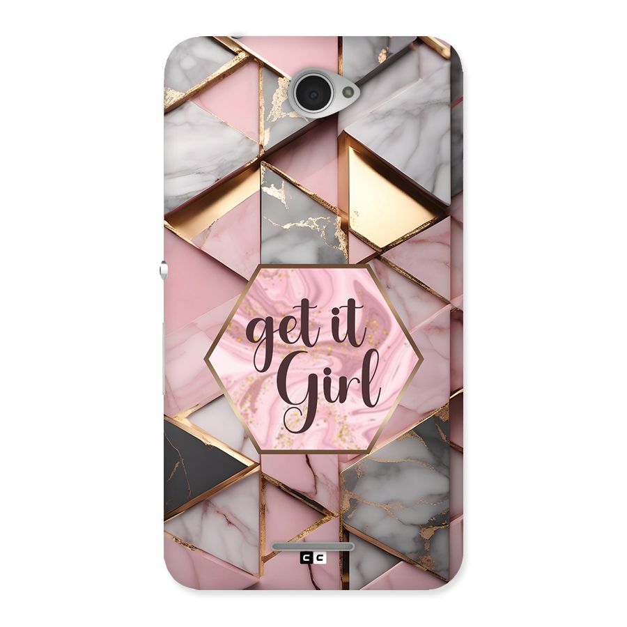 Diamond Girl Back Case for Xperia E4