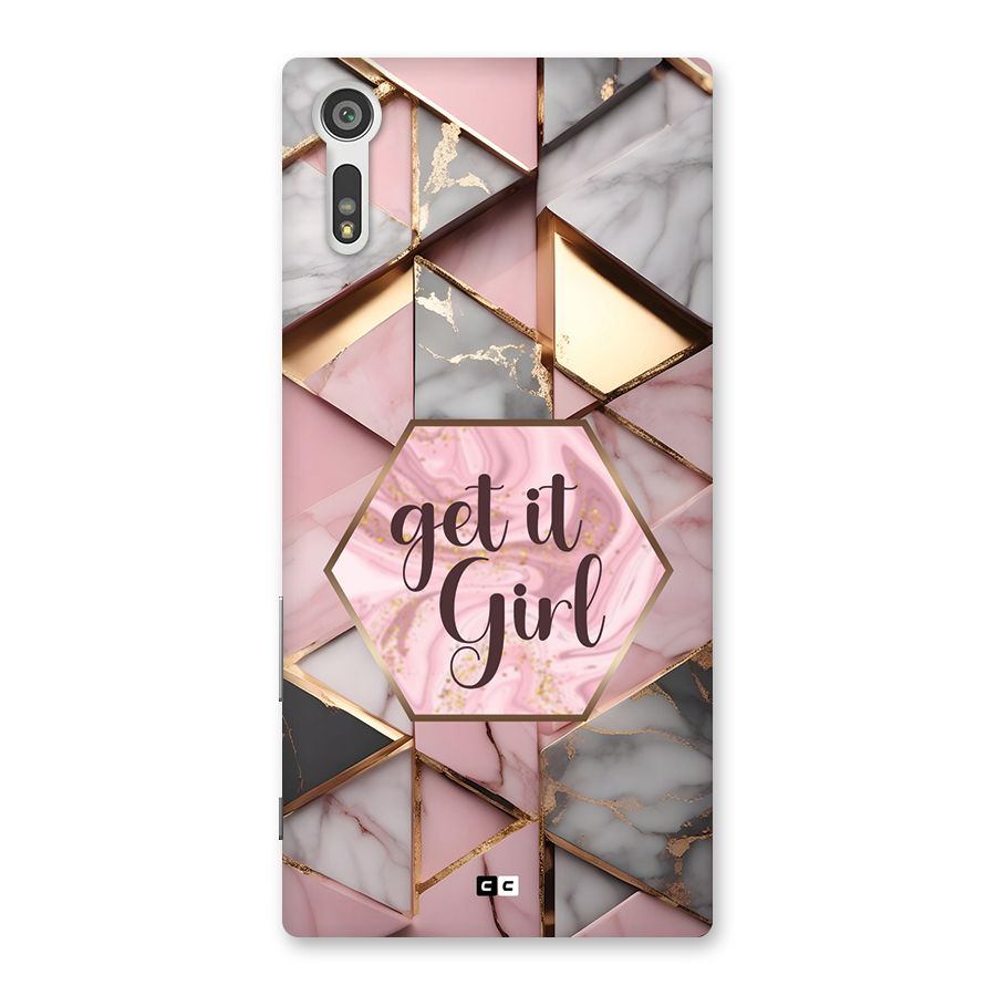 Diamond Girl Back Case for Xperia XZ