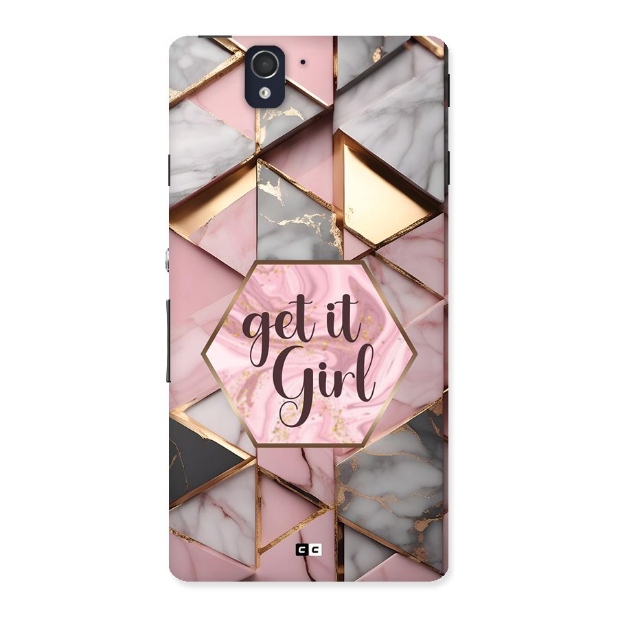 Diamond Girl Back Case for Xperia Z