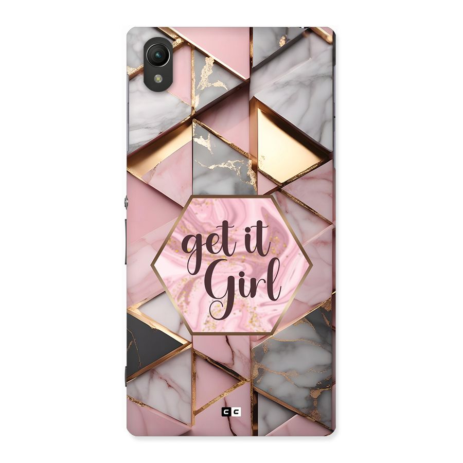 Diamond Girl Back Case for Xperia Z1