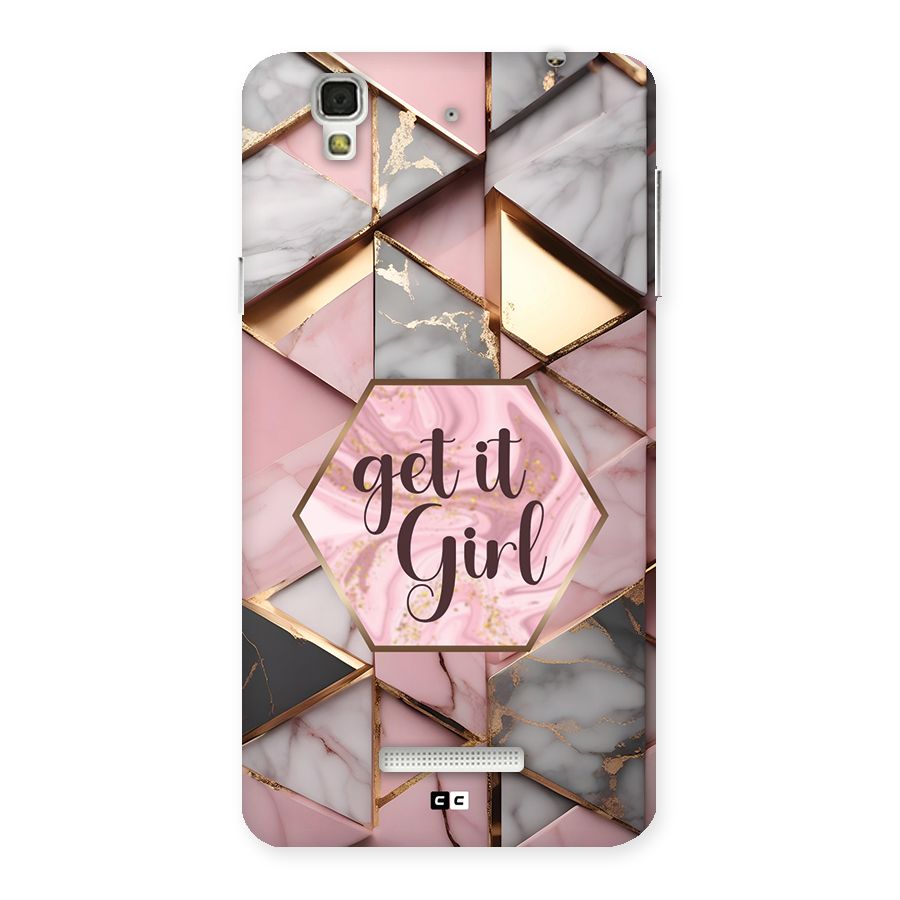 Diamond Girl Back Case for YU Yureka Plus