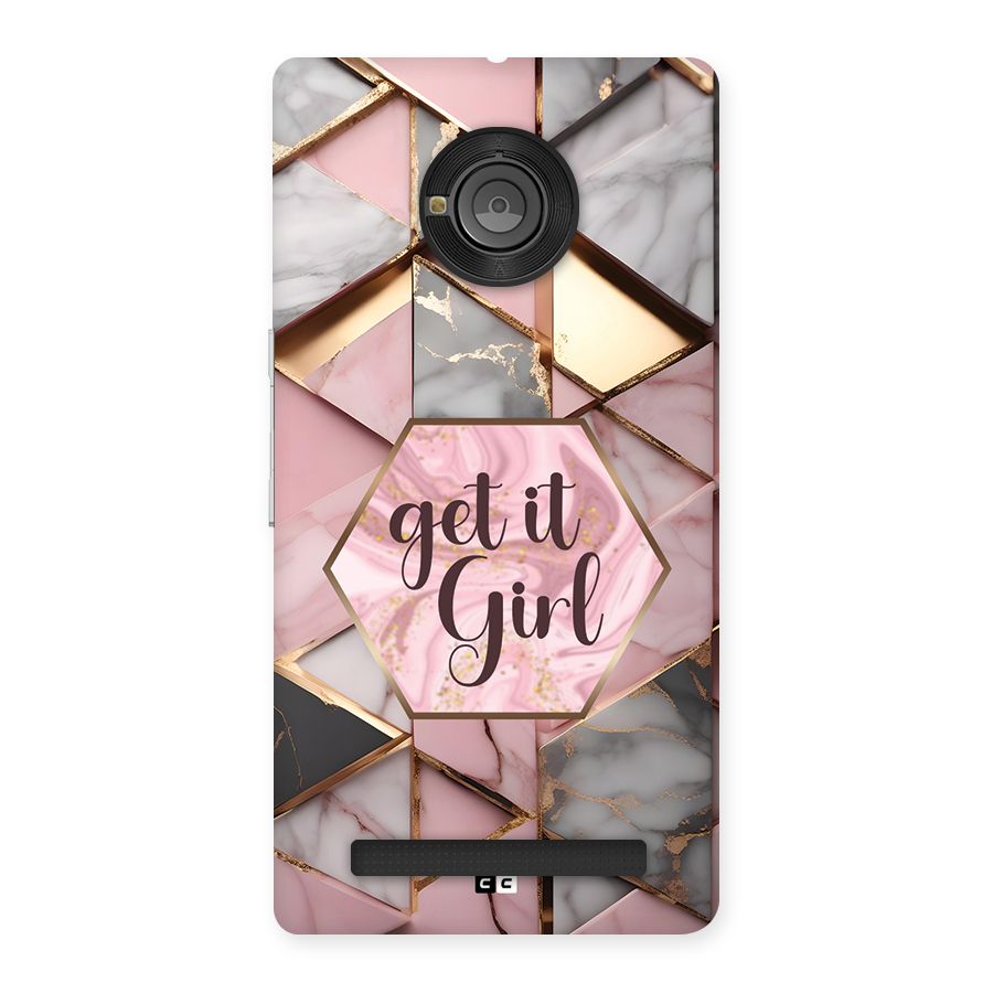 Diamond Girl Back Case for Yuphoria