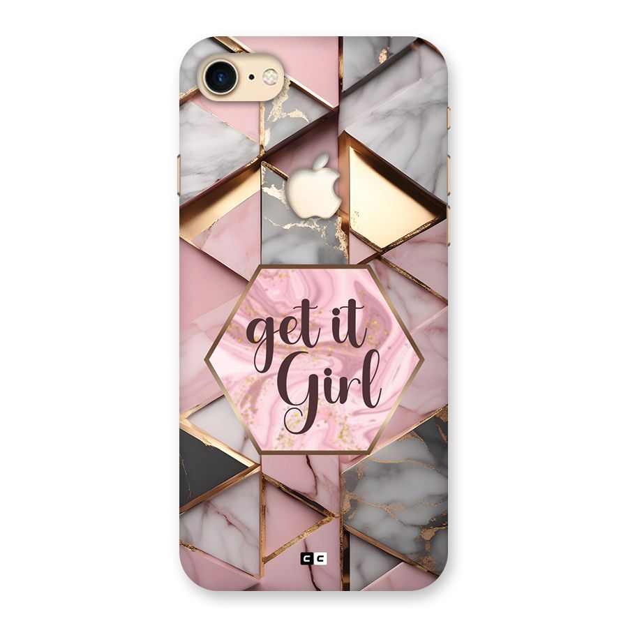 Diamond Girl Back Case for iPhone 7 Apple Cut