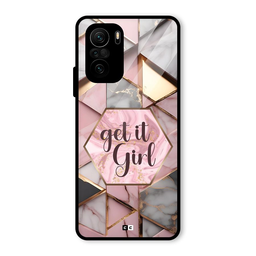 Diamond Girl Glass Back Case for Mi 11X Pro