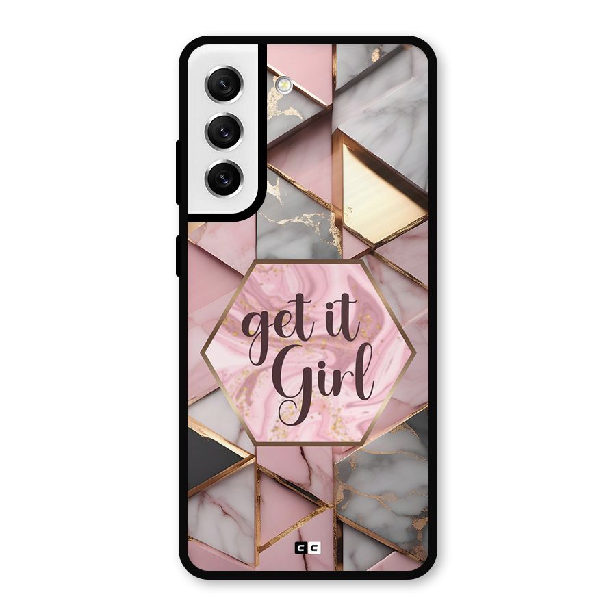 Diamond Girl Metal Back Case for Galaxy S21 FE 5G