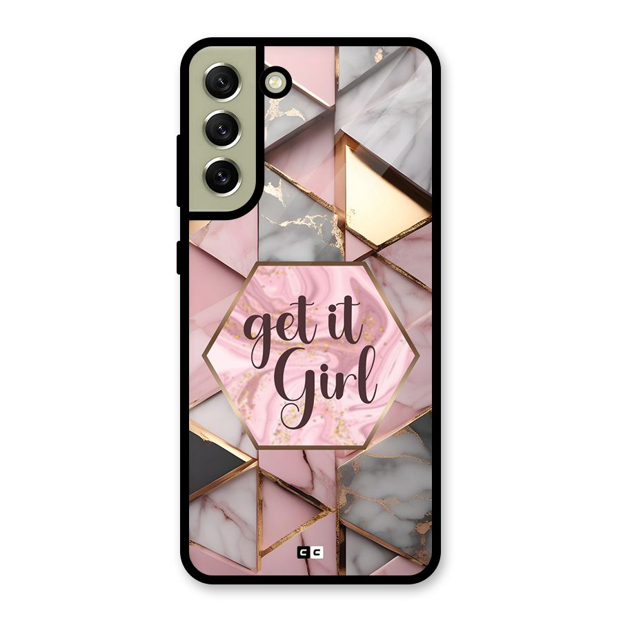 Diamond Girl Metal Back Case for Galaxy S21 FE 5G (2023)