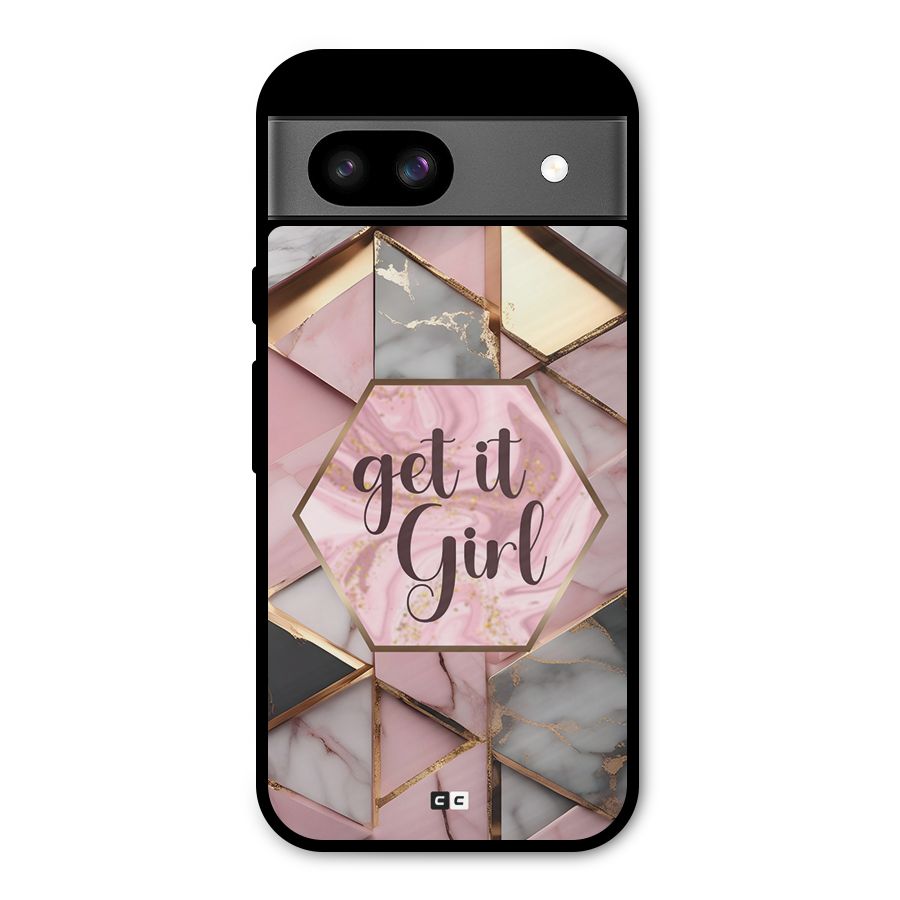 Diamond Girl Metal Back Case for Google Pixel 8a