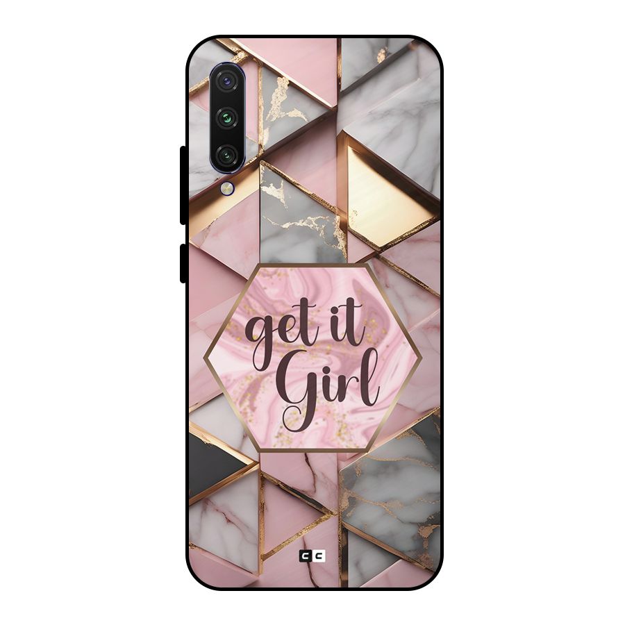 Diamond Girl Metal Back Case for Mi A3