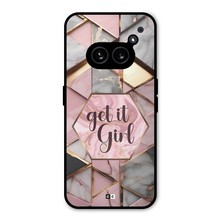 Diamond Girl Metal Back Case for Nothing Phone 2a