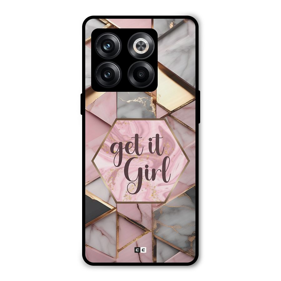 Diamond Girl Metal Back Case for OnePlus 10T
