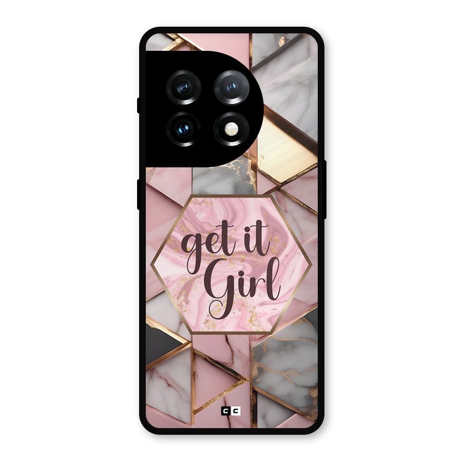 Diamond Girl Metal Back Case for OnePlus 11