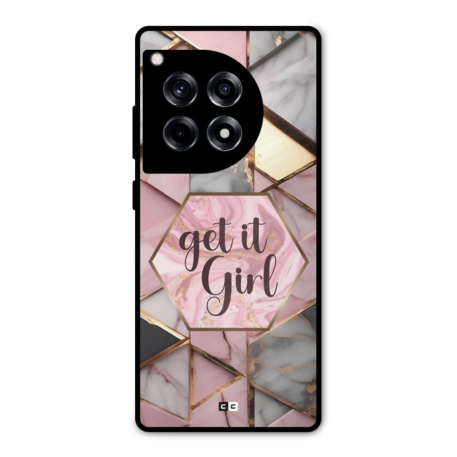 Diamond Girl Metal Back Case for OnePlus 12R
