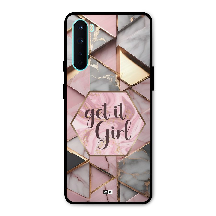Diamond Girl Metal Back Case for OnePlus Nord